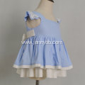 Girls icing pants outfit cap sleeveless blue dress